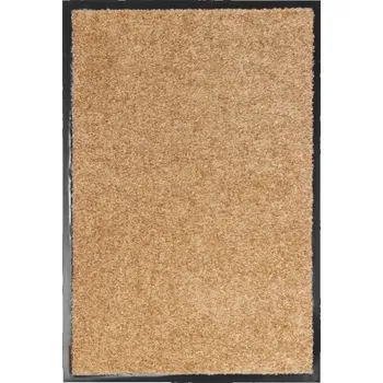 Krémová rohožka 60 x 40 cm, protiskluzová, pratelná v pračce