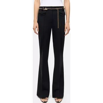 Dámské kalhoty CAMBIO FAWN dámské kalhoty černé s řetízkem