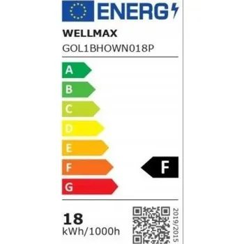 Stropní Svítidlo Bulkhead LED WELLMAX 18W 4000K Oválný PIR