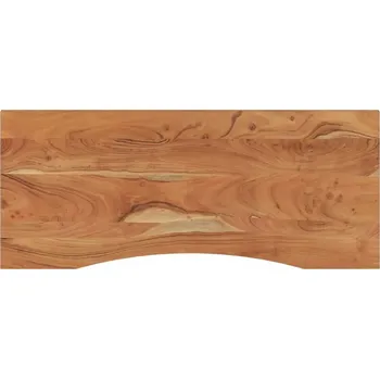 Dřevěná deska k psacímu stolu z akácie 120 x 50 x 2,5 cm, přírodní