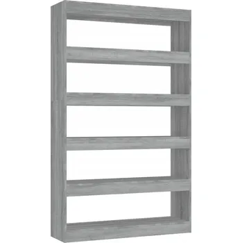 Knihovna Knihovna šedá dub sonoma 100 x 30 x 166 cm