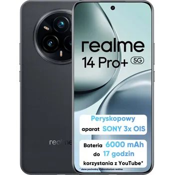 Mobilní telefon Smartphone Realme 14 Pro+ 8 GB / 256 GB 5G šedý