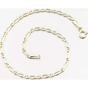 Oblečení a móda Náramek žluté zlato 585 44-1002 délka 19 cm