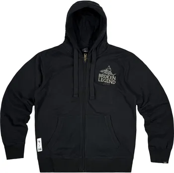 Pánská mikina YAKUZA mikina BL 211 Broken Legend Zip black - 4XL