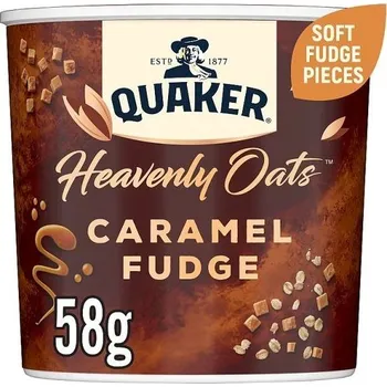 Quaker ovesná kaše s karamelovou příchutí a jemnými kousky fondánu 59 g