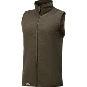 Pánské termo spodní prádlo Velmi teplá unisex merino vesta Woolpower 400 - Pine Green Velikost: M