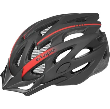 Sport Cyklistická přilba na kolo Etape TWISTER, barva černá/červená mat (velikost S/M pro obvod hlavy 55-58 cm)