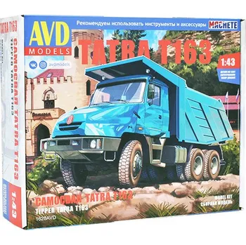 Plastikový model AVD Models Tatra 163 Jamal sklápěč 1:43