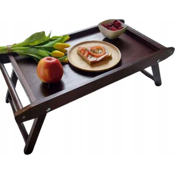 Servírovací stolek do postele s nožičkami, tác na snídani Yolli