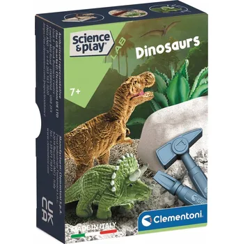 kreativní sada CLEMENTONI Vědecká sada Fosilie - Dinosauři Mini, vykopávky