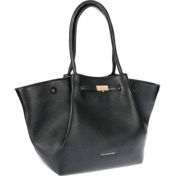 Kabelka Dámská Shopper Kabelka Prostorná Módní Velká Taška Kabelka Přes Rameno 14081 Černá