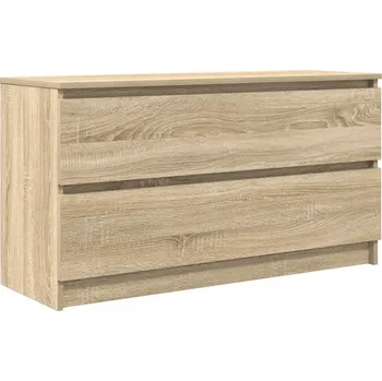 Televizní stolek TV stolek dub sonoma 100 x 35 x 54 cm se 2 zásuvkami