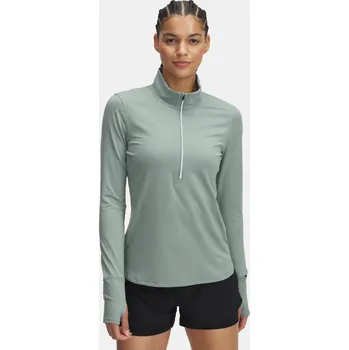 Dámské tričko Under Armour UA Launch Pro Half Zip 1379349-348 Zelená XS