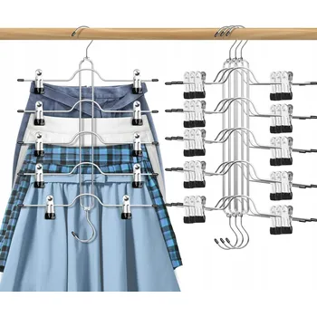 Věšák Stojací věšák kovový ZREE stříbrný