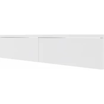 Komoda Skříňka, toaletní stolek, závěsná komoda, bílá, systém click-on, šířka 80 cm