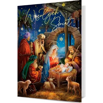 Obraz VÁNOČNÍ PROSTOROVÁ KARTIČKA PAN DRAGON