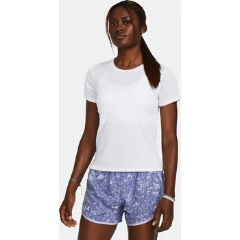 Dámské tričko Under Armour UA Launch Shortsleeve 1382434-100 Bílá SM