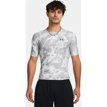 Pánská móda Pánské tričko Under Armour UA HG IsoChill Prtd SS 1383774-011 Šedá XXL