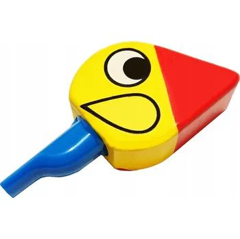 Hudební nástroj pro děti DŘEVĚNÁ PÍŠŤALKA PTÁČEK ŽLUTÝ HUDEBNÍ NÁSTROJ PRO DĚTI ZVUK PTÁKA