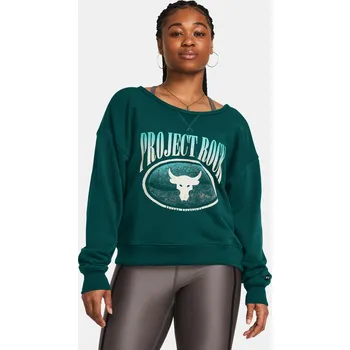 Dámské oblečení Dámská mikina Under Armour Pjt Rck HW Terry LS Q1 1382705-449 Modrá SM