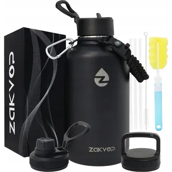 Termoska Termos na nápoje ZAKVOP 2 l černý