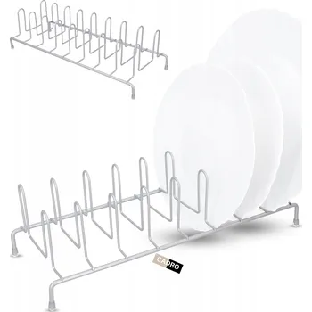 Stojan na poklice talíře kuchyňský organizér do skříňky zásuvky 33,5x13,5 cm