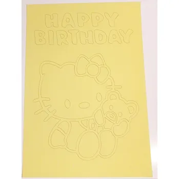 Pískohraní s.r.o. Šablona Hello Kitty s medvídkem Velikost: 245 x 362 mm