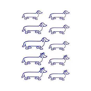 Příslušenství pro přípravu kávy The naughty dog sada nálepek