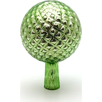 Zahradní dekorace Koule na plot - stříbřená | 80310