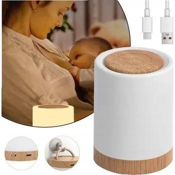 Lampička LAMPIČKA NOČNÍ LED DOTYKOVÁ DÁREK USB AKUMULÁTOR VÍCEBAREVNÁ 13 barev