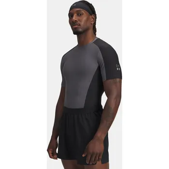 Pánské tričko Under Armour UA Halo Bonded Auxetic SS 6007843-026 Šedá XS