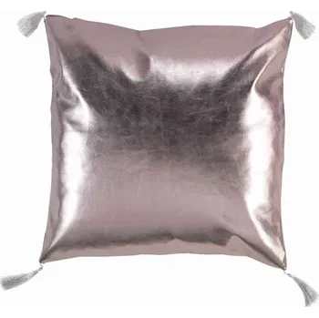 Dekorativní polštářek Zlato růžový polštář 40 x 40 cm