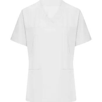 Dámská halenka James & Nicholson (Daiber) Dámská strečová zdravotnická halena JN3103 - Bílá | S