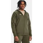 Under Armour Pánská mikina UA Rival Fleece FZ Hoodie 1379767-390 Zelená L