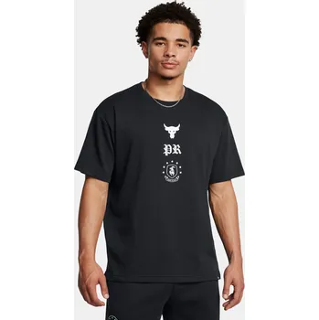 Pánská móda Pánské tričko Under Armour Pjt Rck Terry SS 1386880-001 Černá SM