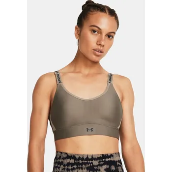 Podprsenka Dámská podprsenka Under Armour UA Infinity Mid 2.0 B 1384123-200 Hnědá XS A-C