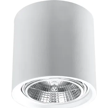 Bílý keramický stropní plafon Kalu moderní do obýváku, kuchyně a ložnice Sollux