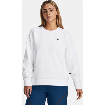 Dámské oblečení Dámská mikina Under Armour Unstoppable Flc Crew 1379835-100 Bílá MD