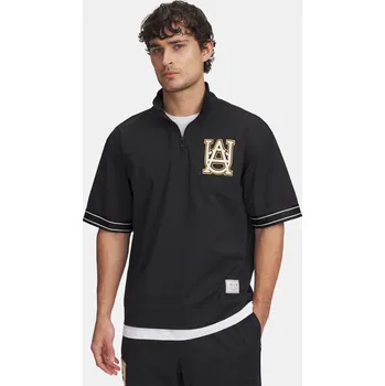 Pánská móda Pánské tričko Under Armour Courtside Shirt 1390122-001 Černá SM