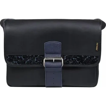 Kabelka Słoń Torbalski kabelka kožená kabelka přes rameno taška černá