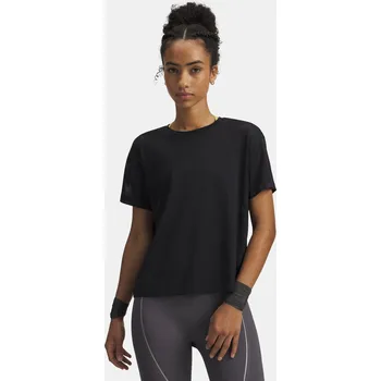 Dámské oblečení Dámské tričko Under Armour UA Halo Vent SS-BLK 6004017-001 Černá XXL