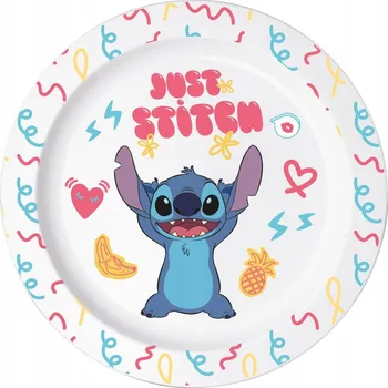Talíř Disney Lilo a Stitch mikro plochý talíř 22 cm