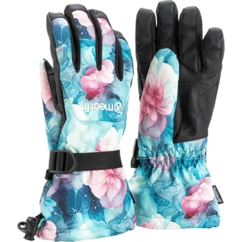 Rukavice Dámské rukavice Meatfly Gazie modrá/růžová L