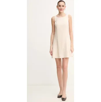 Dámské šaty Šaty Calvin Klein Jeans J20J225268 béžová 08X, vel. M