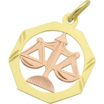 Přívěsek Zlatý přívěsek zvěrokruh Váhy