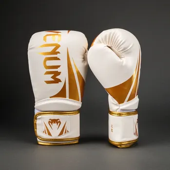 Boxerské rukavice Venum Europe Boxerské rukavice Venum Challenger 2.5 - White/Gold Velikost: 16oz