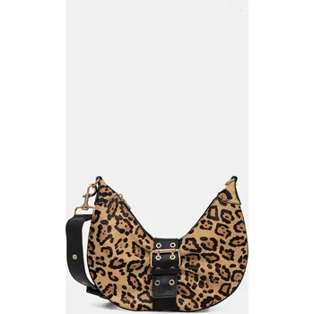 Kabelka Kožená kabelka Marciano by Guess 5YGZ07.7367A hnědá 82A, vel. ONE SIZE