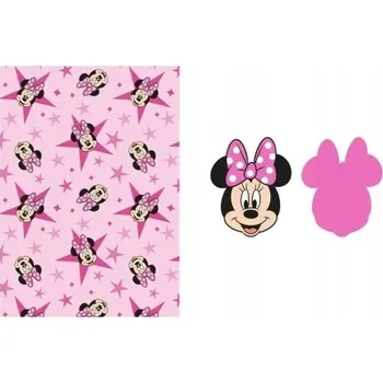 Dětská deka Dárková sada Deka a polštář 3D Minnie Mouse Disney Mickey pro děti