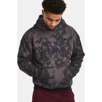 Pánská mikina Under Armour Pánská mikina Curry Acid Wash Hoodie 1380326-010 Šedá L