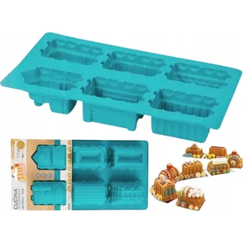 Forma na pečení Silikonové formičky na pečení zelené - Vláček